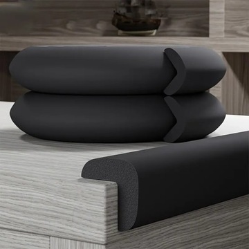 Защитная лента для углов шкафа, толстая пенопластовая защитная лента для кромок, черная