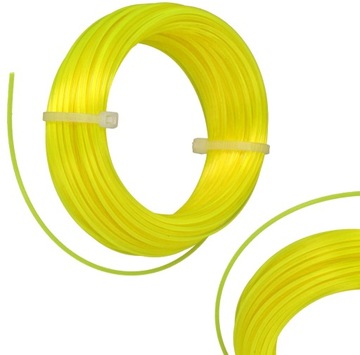 ŻYŁKA DO KOSY PODKASZARKI KOSIARKI TNĄCA 2.4mm x 100m GWIAZDKA MOCNA