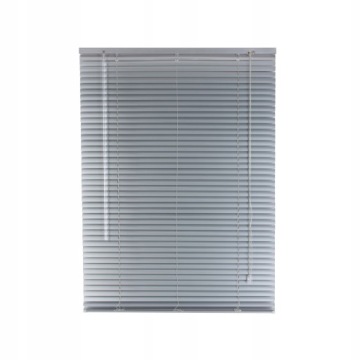 Алюминиевая горизонтальная жалюзи 25 мм для окна/двери 60x175 см SILVER