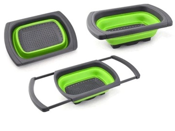 ROZKŁADANY DURSZLAK, CEDZAK SILIKONOWY DO ZLEWU 022/0192