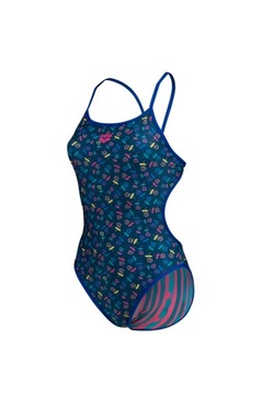 Strój kąpielowy Arena REVERSIBLE SWIMSUIT CHALLENGE ROYAL MULTI 38