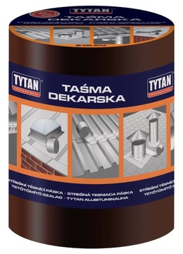 TYTAN TAŚMA DEKARSKA BRĄZ 20CMX10M