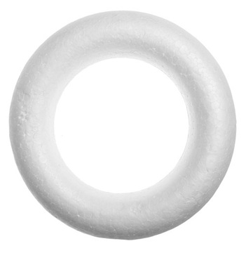 Wianek styropianowy ring oponka koło kółko obręcz styropian 28 cm