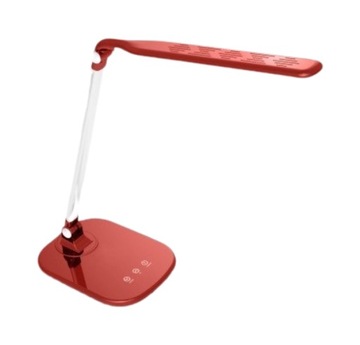 LAMPKA BIURKOWA SZKOLNA NA BIURKO CZERWONA LED
