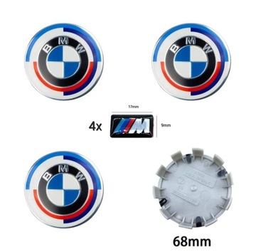 4X DEKIEL DEKIELEK EMBLEMAT FELG BMW 68MM 4NAKLEJ