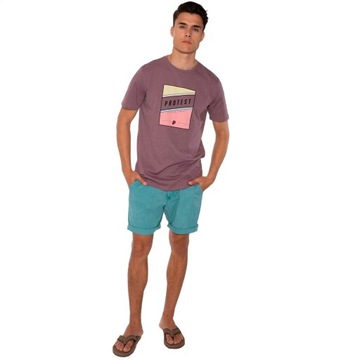 Мужская футболка PROTEST Rempton Marron из ткани размер M