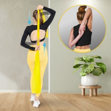 РЕЗИНОВАЯ РЕАБИЛИТАЦИОННАЯ ЛЕНТА ДЛЯ ТРЕНИРОВОК 30М СОПРОТИВЛЕНИЕ 1/5