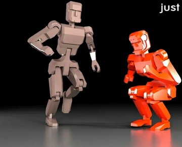 Robot Zabawka prezent Święta białyPG