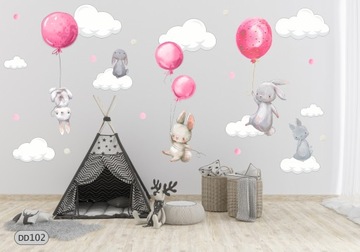 БУНЦЫ, ШАРИКИ, БАССЕЙНЫ, НАКЛЕЙКИ НА СТЕНУ 240х100