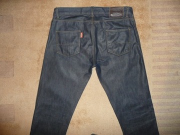 Spodnie dżinsy SUPERDRY W36/L32=48/111cm