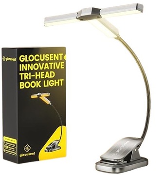 LAMPKA NOCNA LED DO CZYTANIA KSIĄŻEK Z KLIPSEM USB BEZPRZEWODOWA ROZKŁADANA