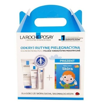 LA ROCHE-POSAY ZESTAW LIPIDOWY 2x BALSAM, KREM MYJĄCY LIPIKAR CICAPLAST