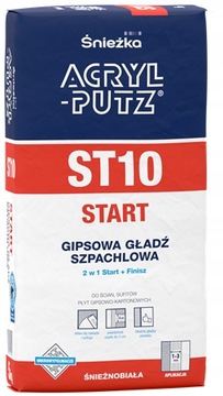 ŚNIEŻKA GŁADŹ SZPACHLOWA ACRYL-PUTZ ST10 5KG