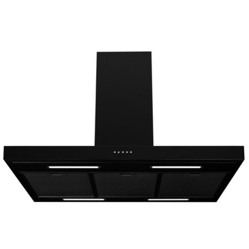 Okap wyspowy Sento Eco Island Black Matt 90 cm