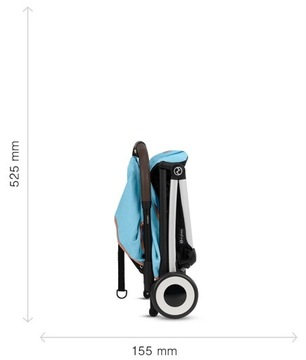 Cybex ORFEO wózek DO SAMOLOTU SLV Dark Blue