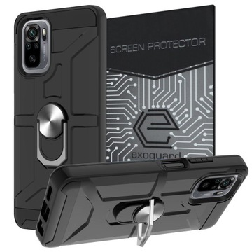 ETUI PANCERNE CASE+SZKŁO do XIAOMI REDMI NOTE 10