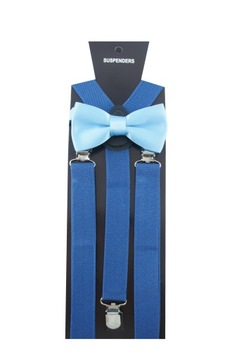 Подтяжки и галстук-бабочка для мальчика 7-12 лет для причастия, выступления, свадьбы, СВАДЬБНЫЕ УЗОРЫ