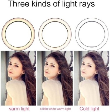 6,3/10,2 студийное кольцо для камеры, светодиодное видеосветовое косметическое кольцо