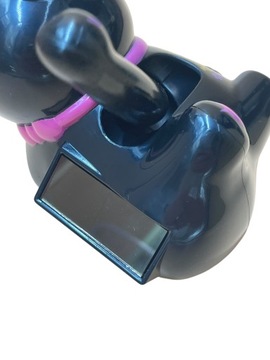 SOLARNY Japoński Kot Maneki-Neko Chiński Szczęścia 11cmx8cm Czerń