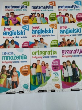 KARTY PRACY x9 kl. 1-3 Szk Podstawowa Matematyka 3