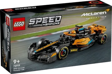 Гоночный автомобиль LEGO Speed ​​Champions McLaren Formula 1 2023, версия 76919