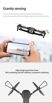 ПРОФЕССИОНАЛЬНЫЙ WIFI ДРОН 4K ДВУЯ КАМЕРА + 3 АККУМУЛЯТОРА