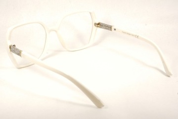 БЕЛЫЕ ЖЕНСКИЕ ПРОЗРАЧНЫЕ ОЧКИ В АНТИБРАЗЕЧНОМ ФОРМАТЕ