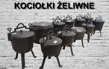 Kociołek myśliwski, na pieczonki 12l żeliwny MK603 Rossner grill