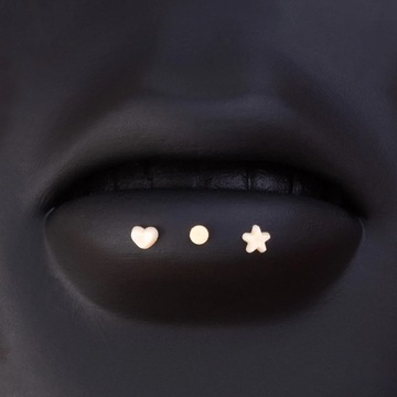 Прозрачный акриловый аксессуар для губ, Пирсинг для ореха, Лабретка,