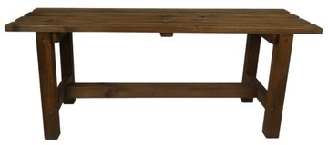 Большая простая скамейка - Коричневый