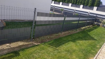 ЛЕНТА ДЛЯ ЗАБОРА АНТРАЦИТОВАЯ 19х35м ПОКРЫТИЕ ДЛЯ ПАНЕЛЬНОГО ЗАБОРА ЗАБОРА +УФ