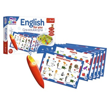 GRA EDUKACYJNA ENGLISH FOR YOU MAGICZNY OŁÓWEK