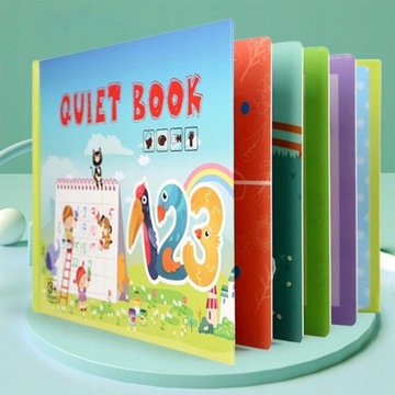 Тихая книга Монтессори для раннего развития