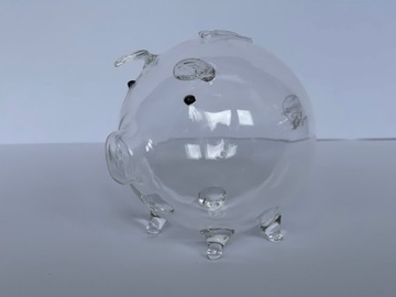 СТЕКЛЯННАЯ КОПИЛКА ДЛЯ ДЕНЕГ В ПОДАРОК