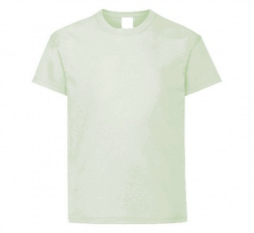 KOSZULKA DZIECIĘCA T-SHIRT BLUZKA JASNO SZARA 8 LAT 128 CM MODEL:K131