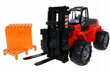 Большой трактор с колесным подъемником + блоки