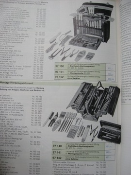 КАТАЛОГ инструментов Mager & Wedemeyer 1989 г.