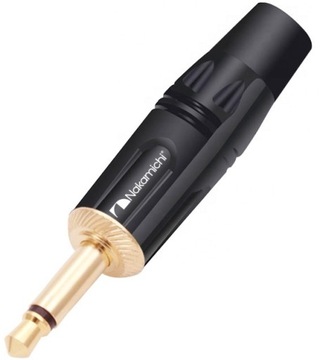 NAKAMICHI WTYK MINI JACK 3.5mm 2 POLA 2 PIN MONO OFC CZARNY 6mm