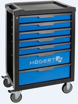 HOGERT HT7G048 ШКАФ НА ИНСТРУМЕНТАЛЬНОЙ ТЕЛЕЖКЕ С 7 ЯЩИКАМИ