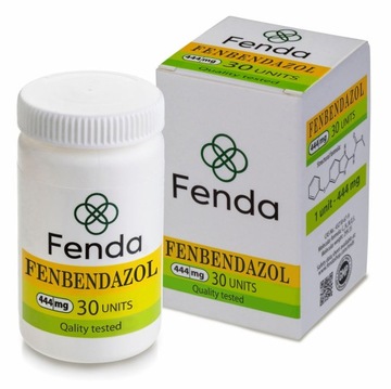 Fenbendazole 444mg, 30 caps, Vol. 99%, by FENDA