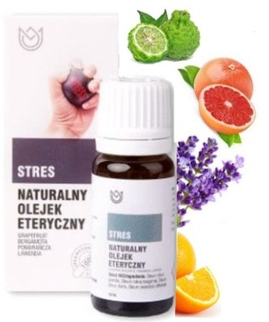 NATURALNY ETERYCZNY na NERWY i STRES MIX-4 Olejków Naturalne Aromaty 10ML