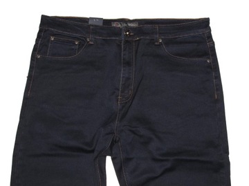 SPODNIE męskie ładne jeansy granatowe W39 102-106