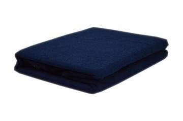 Prześcieradło frotte bez gumki 200x220 granat KOBI