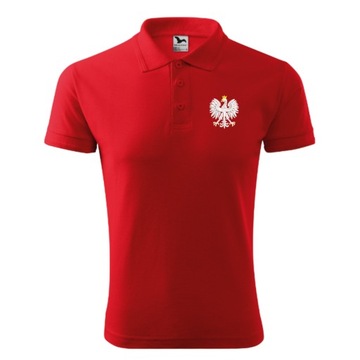 Koszulka Polo POLSKA koszulka kibica reprezentacji EURO HAFT rozmiar M