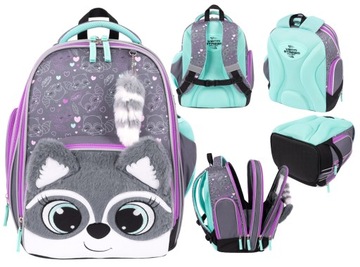 PLECAK TORNISTER WCZESNOSZKOLNY PREMIUM RACOON SZOP