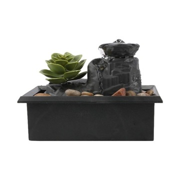 Fontanna stołowa Fengshui Relax do wystroju domu Zen Medytacja Pulpit 002