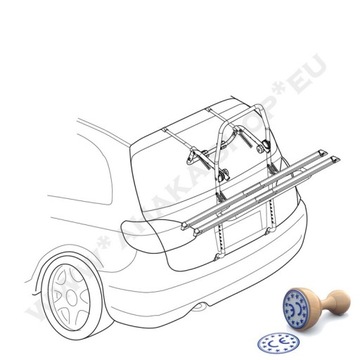 KUFR KOLA NA KRYT 2 DO FIAT MAREA VÍKEND KOMBI 96-03