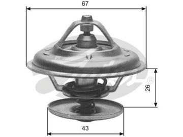 TERMOSTAT VOYAGER III 2.5 OPEL FRONTERA A CARAVAN RAM