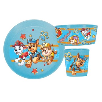 ТАРЕЛКА, ЧАШКА, КРУЖКА детская PAW PATROL 3x
