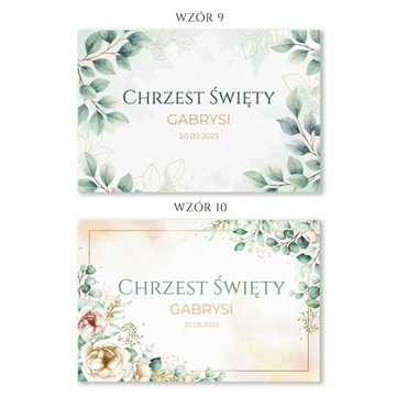 ПОСТЕР с именем ребенка КРЕЩЕНИЕ Цветочный 60х90см ОНЛАЙН СОЗДАТЕЛЬ